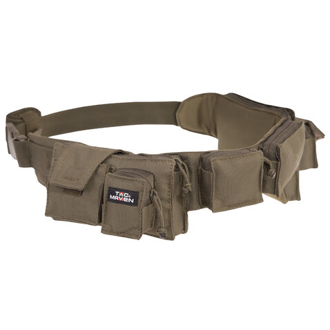 Curea cu buzunare Tac Maven olive