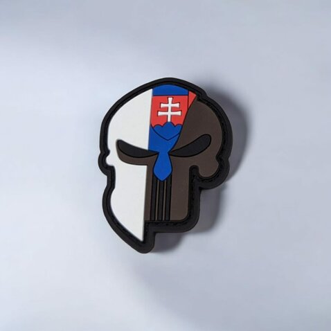 Patch Slovacia Skull 6cm