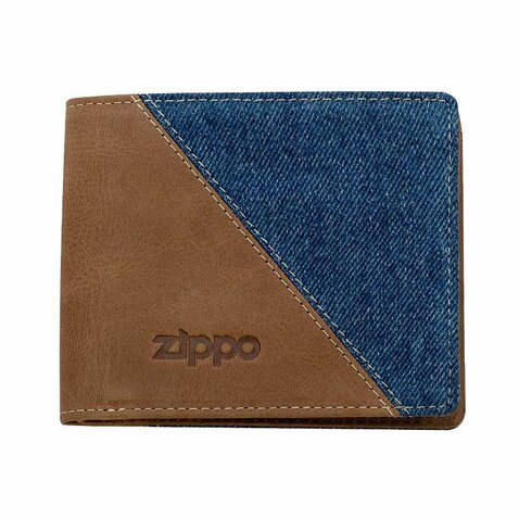 Portofel Zippo piele denim 44156