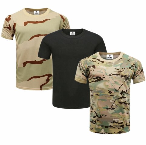 Tričko QuickDry Training 3Pack MTC + 3 farby deser