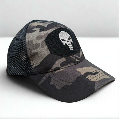 Šiltovka Tactical Skull MTC black
