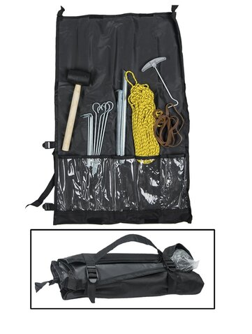 Set pentru cort cu țăruși și accesorii