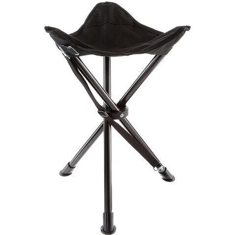 Scaun pliabil 3-picioare Basic Nature negru