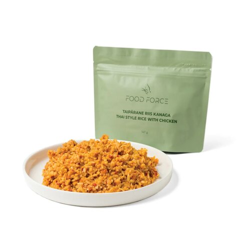 Mâncare deshidratată Food Force – Orez în stil thailandez cu carne de pui (147g)