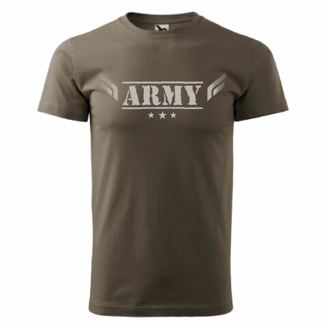 Tricou ARMY maro L