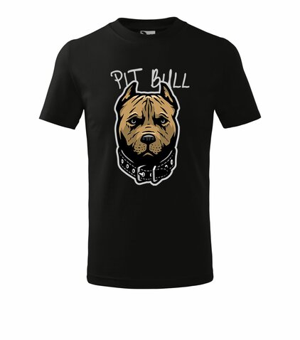 Tričko detské Pit Bull čierne