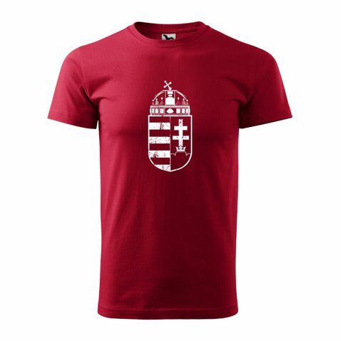 Tricou cu stema Ungariei roșu