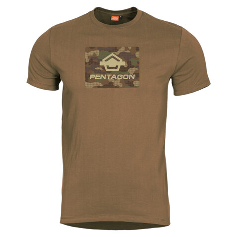 Tricou Pentagon Spot Camo coyote