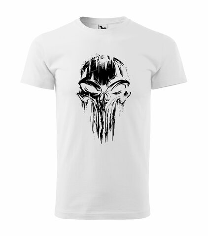Tricou Skull 2.0 alb
