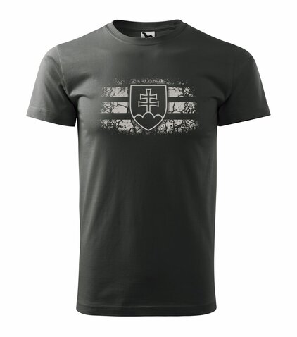 Tricou emblemă Slovacia caster grey