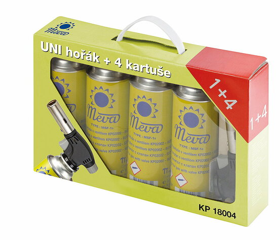 Arzător universal + 4 cartușe