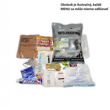Vojenská potravinová dávka MRE ARPOL WSH