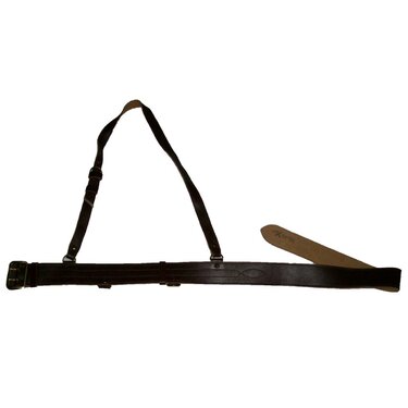 Opasok ČSLA "Dohoda" kožený zánovný