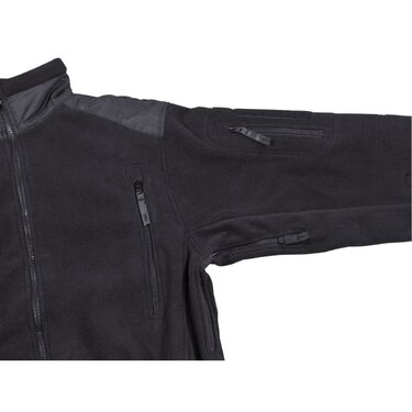 Bunda fleece "HEAVY STRIKE" čierna Bunda fleece "HEAVY STRIKE" čierna