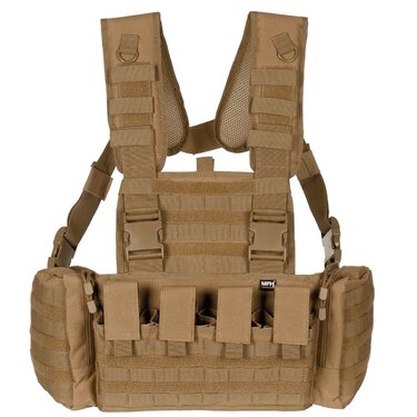 Vestă tactică Chest Rig Mission coyote