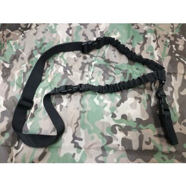 Taktický popruh na dlhú zbraň čierny