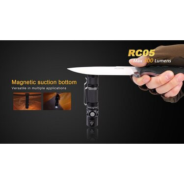 Taktická baterka Fenix RC05 nabíjateľná