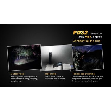 Taktická baterka Fenix PD32 X-PL (900lm)