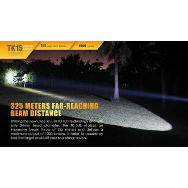 Taktická baterka Fenix TK15 Ultimate Edition (1000 Taktická baterka Fenix TK15 Ultimate Edition (1000