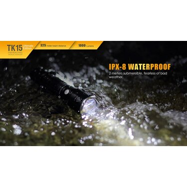 Taktická baterka Fenix TK15 Ultimate Edition (1000 Taktická baterka Fenix TK15 Ultimate Edition (1000