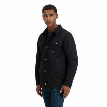 Bunda Vintage Industries Dean Sherpa čierna