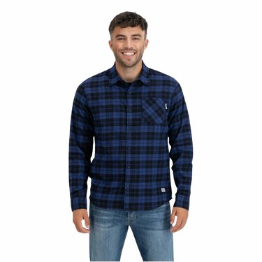 Flanelová košeľa Vintage Industries Riley Royal Ch