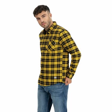 Flanelová košeľa Vintage Industries Riley Yellow C
