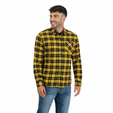 Flanelová košeľa Vintage Industries Riley Yellow C