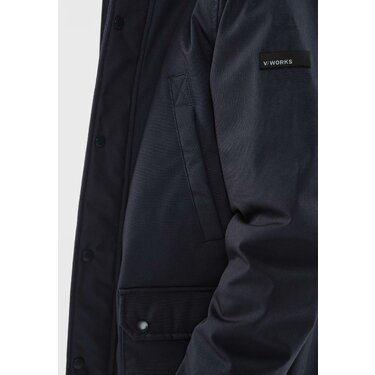 Bunda Vintage Industries Ledger Parka deep blue