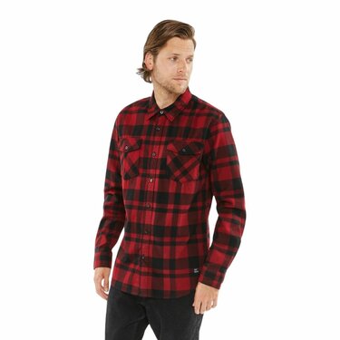 Flanelová košeľa Vintage Industries Austin Red Che