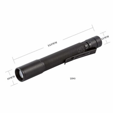 Taktické svietidlo "Pen Torch" ZOOM LED XPE