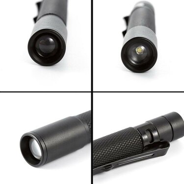 Taktické svietidlo "Pen Torch" ZOOM LED XPE