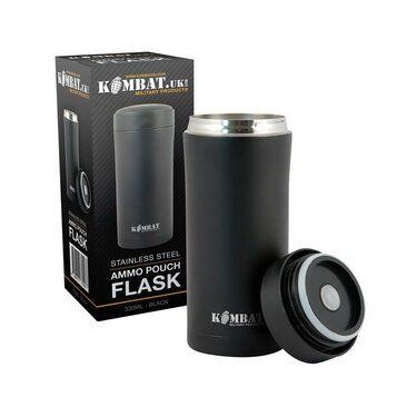 Sticlă de apă din aluminiu Kombat UK neagră