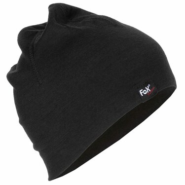 Căciulă de iarnă Beanie Merino Lite neagră