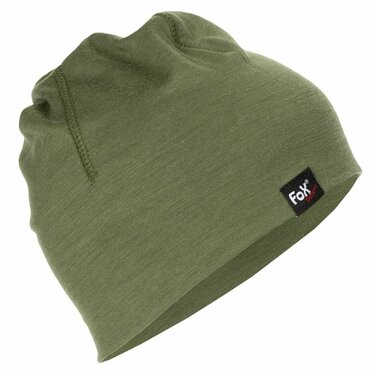 Căciulă de iarnă Beanie Merino Lite olive