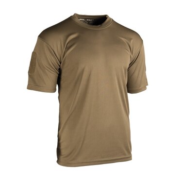 Tricou funcțional Tactical Quick-Dry dark coyote
