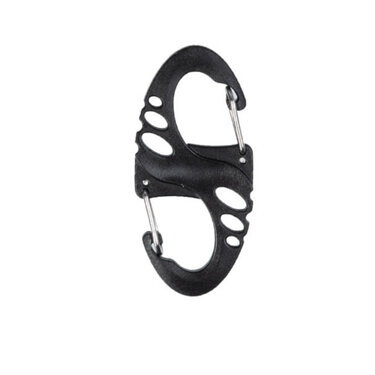 Carabinieră în formă de litera ,,S” 4,9 cm neagră 10 buc