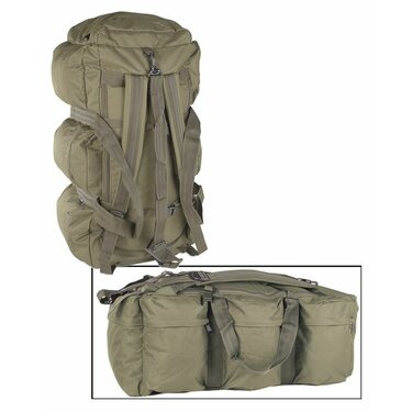 Rucsac-geantă de călătorie 2în1 Duffle Combat 98l olive