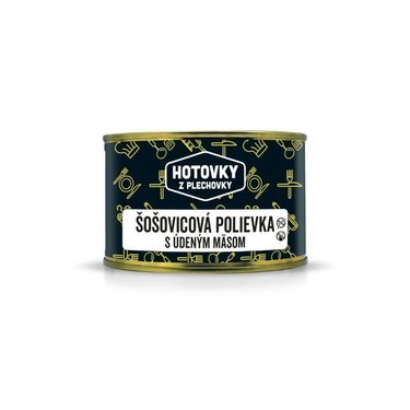 Supă de linte cu carne afumată 400ml