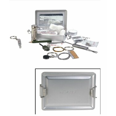 Survival set na prežitie v hliníkovej krabičke Survival set na prežitie v hliníkovej krabičke