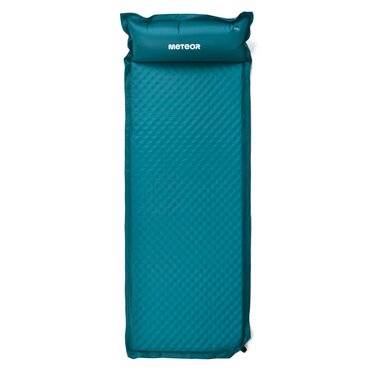 Saltea auto-gonflabilă cu pernă 188x66x3,8cm sea color