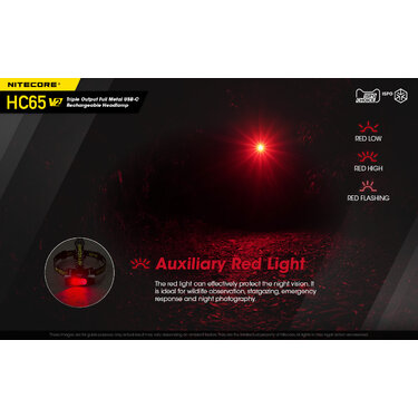 Čelovka Nitecore HC65 V2 nabíjateľná - 1750 lumeno Čelovka Nitecore HC65 V2 nabíjateľná - 1750 lumeno