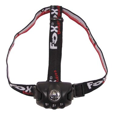 Svietidlo čelové 1W Luxeon / 1 LED white + 2 LED r