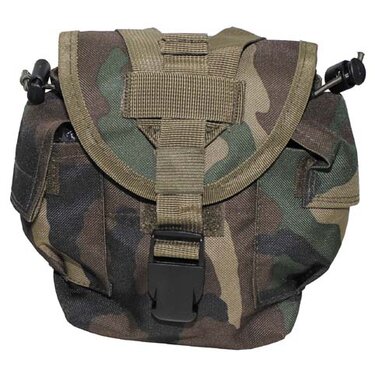 Kapsička na poľnú fľašu MOLLE woodland