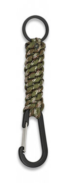 Breloc clip outdoor tip carabină paracord camo