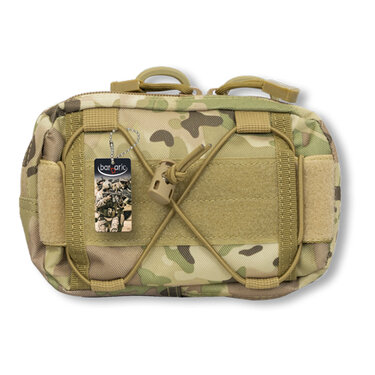 Borsetă Utility două fețe, sistem MOLLE - camuflaj