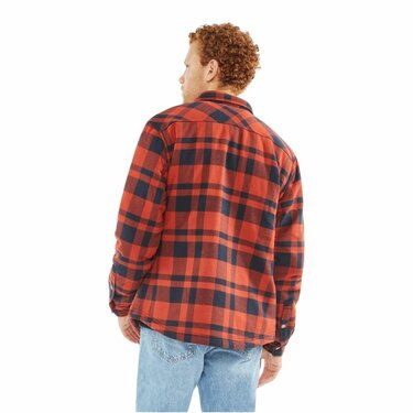 Bunda Vintage Industries Darwin orange check