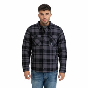 Bunda Vintage Industries s výplňou grey check