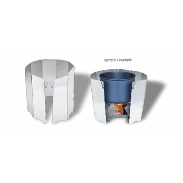 Paravan pentru arzătoare de camping Barbaric 9 lamele