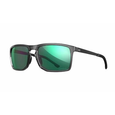 Ochelari de soare WileyX Axe Captivate Polarized Green Mirror/ Gloss Crystal Frame